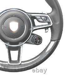 Steering Wheel Frame Cover Trim With SC Button Unit for Porsche 2018-2021 Macan