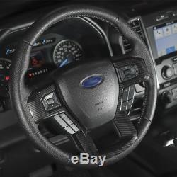 Steering Wheel & Inner Door Handle Decor Cover Trim Fit Ford F150 2015 2016 2017