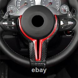 Steering Wheel Replacement Trim Cover Fit For BMW M2 M3 M4 M5 F87 F80 F82 Red