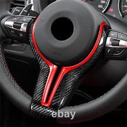 Steering Wheel Replacement Trim Cover Fit For BMW M2 M3 M4 M5 F87 F80 F82 Red