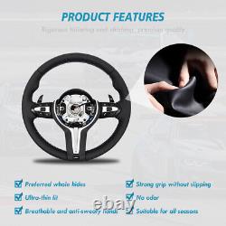 Steering Wheel + Trim for BMW M1 M2 M3 M4 M5 M6 M7 X5 Nappa Leather