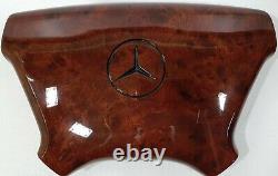 Steering wheel wooden center cover (1015-01) Mercedes W123 W124 W126 W201