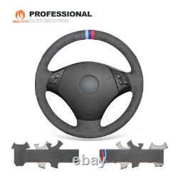 Stitch PU Leather Steering Wheel Cover Wrap for BMW 3 Series E90 E91 E92 E93