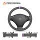 Stitch PU Leather Steering Wheel Cover Wrap for BMW 3 Series E90 E91 E92 E93
