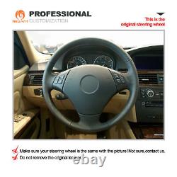 Stitch PU Leather Steering Wheel Cover Wrap for BMW 3 Series E90 E91 E92 E93