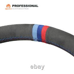 Stitch PU Leather Steering Wheel Cover Wrap for BMW 3 Series E90 E91 E92 E93