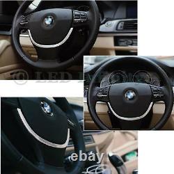 Stylish ABS Chrome Steering Wheel Cover Trim For 2011-2015 BMW 5 Series F10 F11