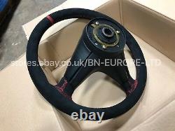 Subaru Impreza Alcantara Momo Steering Wheel Ra Wrx Sti Jdm Turbo S202 Gdb Gda