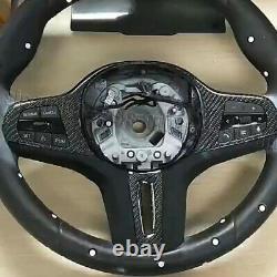 Suede Carbon Fiber Steering Wheel Cover For BMW F44 G20 G28 G30 G38 G22 G29 G80