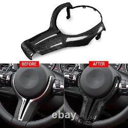 Suede Carbon Fiber Steering Wheel Cover Replace For BMW M2 M3 M4 M5 M6 X5M X6M