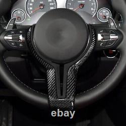 Suede Carbon Fiber Steering Wheel Cover Replace For BMW M2 M3 M4 M5 M6 X5M X6M