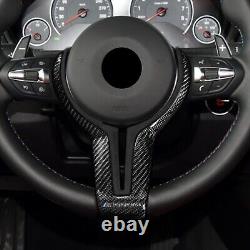 Suede Carbon Fiber Steering Wheel Trim For BMW M2 F87 M3 F80 M4 F82 M6 F12 F06