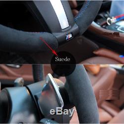 Suede Steering Wheel Cover BMW F87 M2 F80 M3 F82 M4 M5 F12 F13 Alcantara feeling