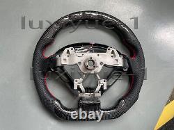 Suitable for Infiniti G25 G37 G35 07-13 Carbon fiber +LED steering wheel+Cover