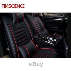 TIKSCIENCE Car Chair Cushion Seat Decor Cover Mat Pad & Steering Wheel Cover