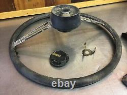 Triumph TR250 Original Steering Wheel With Spokes Cover! VERY Rare Find! T2079