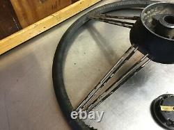 Triumph TR250 Original Steering Wheel With Spokes Cover! VERY Rare Find! T2079