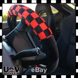 U3 Mini Cooper Gift Warm Palm Care Comfy Plush Steering Wheel Cover Slip-On