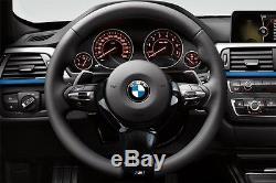 USA 14-16 BMW F80 M3 F82 F83 M4 Real Carbon Fiber Steering Wheel Cover Overlay