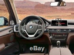 USA BMW F15 X5 F16 X6 F01 F02 F11 Real Carbon Fiber Steering Wheel Cover Overlay
