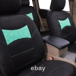 Universal Car Seat Covers with lace Steering Wheel Cover Car Floor Mats Mint