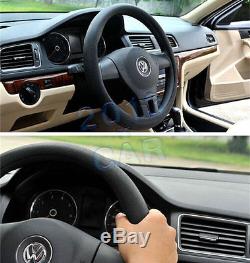 Universal Car Steering Wheel Cover Black Soft Silicon Skidproof Odorless sedan
