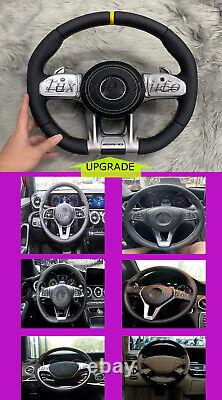 Upgrade AMG Full Leather Steering wheel assembly for Mercedes-BenzW206 X253 X204