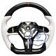 VINS CARBON FIBER Steering Wheel FOR INFINITI q50q60QX50QX55 With WHITE LEATHER