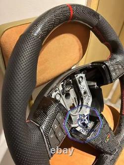 VINS HONEYCOMB CARBON FIBER Steering Wheel FOR Cadillac CTS-V With BLACK LEATHER
