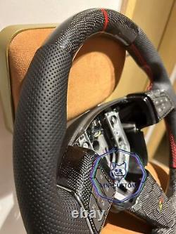 VINS HONEYCOMB CARBON FIBER Steering Wheel FOR Cadillac CTS-V With BLACK LEATHER
