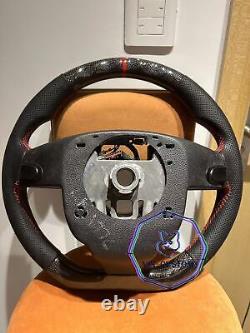 VINS HONEYCOMB CARBON FIBER Steering Wheel FOR Cadillac CTS-V With BLACK LEATHER