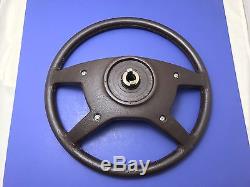 VTG 80s NOS MASERATI BiTurbo GHIBLI Steering Wheel & Cover Pad Factory Original