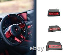 W463A Red Brabus Style Steering Wheel Cover Emblem Badge G-Class W464