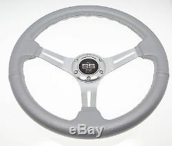Yamaha Drive/G16-G22 Silver Steering Wheel/Hub Adapter/Chrome Cover Kit $0 Ship